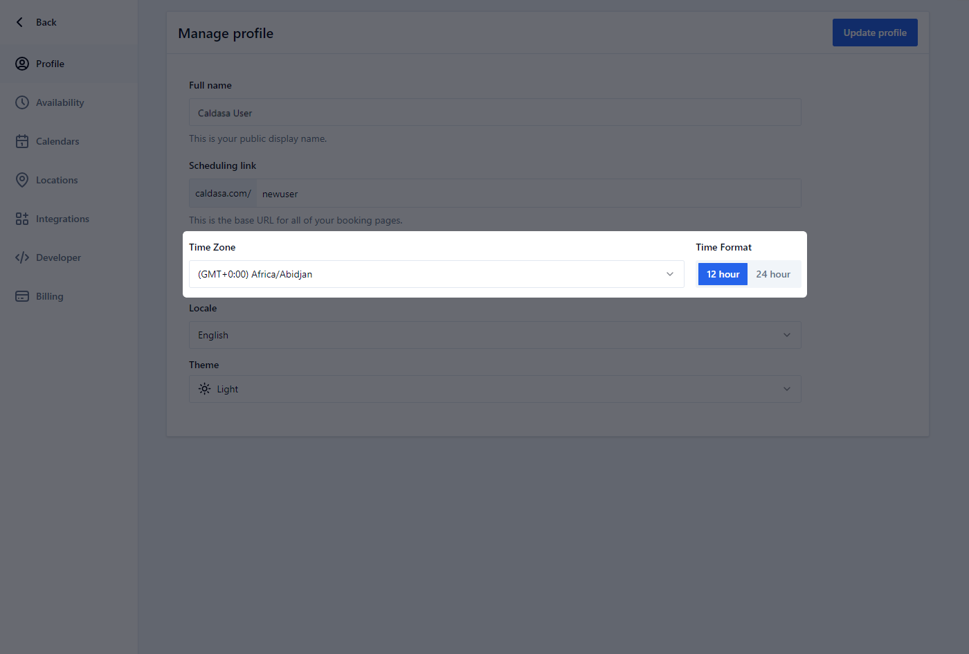 Caldasa Availability